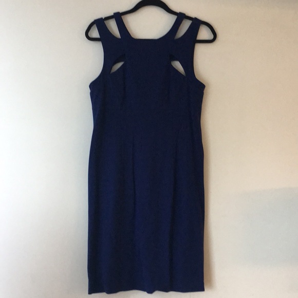 Betsey Johnson Blue Dress with Cutouts - Picture 1 of 6